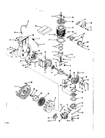 Crankcase parts for Craftsman Chainsaw 91761402 from AppliancePartsPros.com