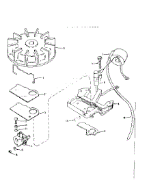 Magneto #610659 parts for Craftsman Chainsaw 91761403 from AppliancePartsPros.com