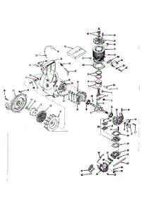 Crankcase parts for Craftsman Chainsaw 91761403 from AppliancePartsPros.com