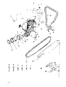 Engine  /  Chain And Guide Bar parts for Craftsman Chainsaw 91761404 from AppliancePartsPros.com
