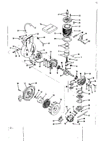 Crankcase parts for Craftsman Chainsaw 91761404 from AppliancePartsPros.com