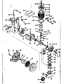 Rewind Starter parts for Craftsman Chainsaw 91761407 from AppliancePartsPros.com
