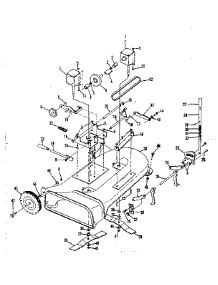Main Frame parts for Craftsman Gas Walk-Behind Mower 91762606 from AppliancePartsPros.com