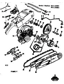 Engine  /  Chain And Guide Bar parts for Craftsman Chainsaw 91762803 from AppliancePartsPros.com