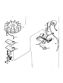 Magneto No. 610654 parts for Craftsman Chainsaw 91762804 from AppliancePartsPros.com