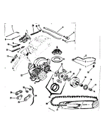 Engine  /  Chain And Guide Bar parts for Craftsman Chainsaw 91762805 from AppliancePartsPros.com