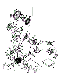 Cylinder  / Crankshaft And Rewind Starter parts for Craftsman Chainsaw 91762805 from AppliancePartsPros.com