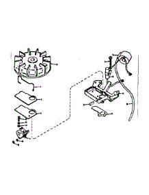 Magneto parts for Craftsman Chainsaw 91762805 from AppliancePartsPros.com