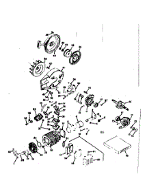 Cylinder  / Crankshaft And Rewind Starter parts for Craftsman Chainsaw 91762806 from AppliancePartsPros.com