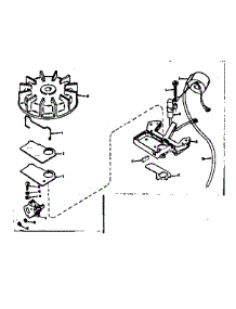 Magneto parts for Craftsman Chainsaw 91762806 from AppliancePartsPros.com