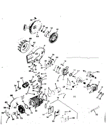 Cylinder, Magneto, And Starter Rewind Assembly parts for Craftsman Chainsaw 91762807 from AppliancePartsPros.com