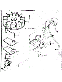 Magneto parts for Craftsman Chainsaw 91762808 from AppliancePartsPros.com