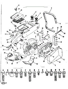 Main Frame parts for Craftsman Chainsaw 91762810 from AppliancePartsPros.com