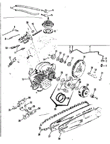 Engine / Chain And Guide Bar parts for Craftsman Chainsaw 91762810 from AppliancePartsPros.com