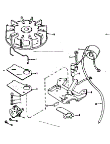 Magneto parts for Craftsman Chainsaw 91762810 from AppliancePartsPros.com