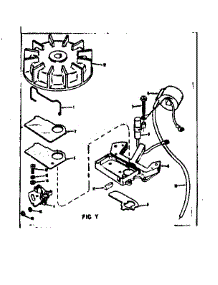 Magneto parts for Craftsman Chainsaw 91762811 from AppliancePartsPros.com
