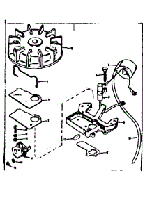 Magneto parts for Craftsman Chainsaw 91762812 from AppliancePartsPros.com