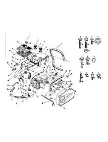 Main Frame parts for Craftsman Chainsaw 91763202 from AppliancePartsPros.com
