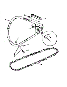 Hand Guard parts for Craftsman Chainsaw 91763202 from AppliancePartsPros.com