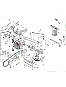 Engine / Chain And Guide Bar parts for Craftsman Chainsaw 91763205 from AppliancePartsPros.com