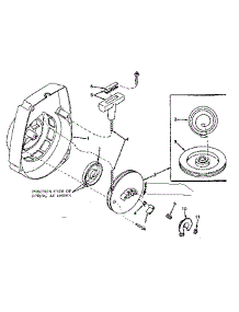 Rewind Start parts for Craftsman Chainsaw 91763207 from AppliancePartsPros.com