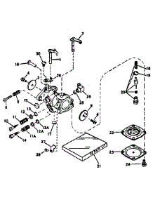 Pump parts for Craftsman Chainsaw 91763208 from AppliancePartsPros.com
