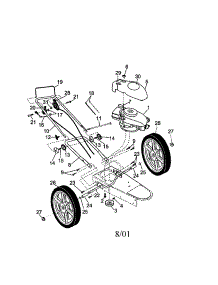 Engine parts for Craftsman Gas Line Trimmer 917773422 from AppliancePartsPros.com