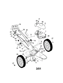 Weed Trimmer parts for Craftsman Gas Line Trimmer 917773423 from AppliancePartsPros.com