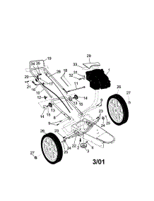 Trimmer parts for Craftsman Gas Line Trimmer 917773701 from AppliancePartsPros.com