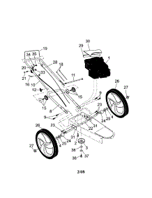 Engine / Handle / Wheels / Tires parts for Craftsman Gas Line Trimmer 917773740 from AppliancePartsPros.com
