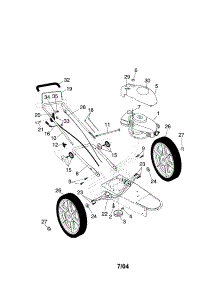 Trimmer parts for Craftsman Gas Line Trimmer 917773750 from AppliancePartsPros.com