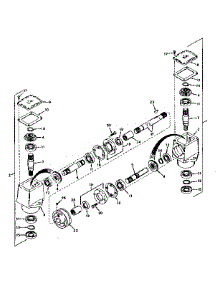 Right Angle Drive parts for Craftsman Front-Engine Lawn Tractor 9178340 from AppliancePartsPros.com