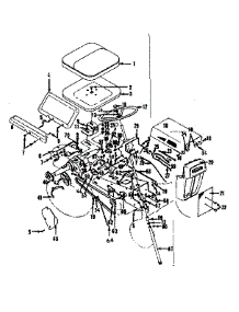 Steering Assembly parts for Craftsman Gas Walk-Behind Mower 9178360 from AppliancePartsPros.com