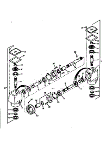 Right Angle Drive parts for Craftsman Front-Engine Lawn Tractor 9178361 from AppliancePartsPros.com
