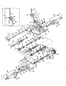 Transaxle parts for Craftsman Gas Walk-Behind Mower 9178362 from AppliancePartsPros.com