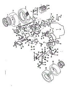 Wheel Assembly parts for Craftsman Front-Engine Lawn Tractor 9178371 from AppliancePartsPros.com