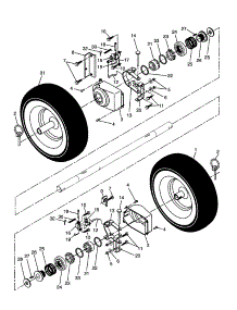 Wheels parts for Craftsman Gas Snowblower 917880020 from AppliancePartsPros.com