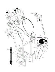 Control Panel  /  Discharge Chute parts for Craftsman Gas Snowblower 917881050 from AppliancePartsPros.com