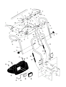 Handles parts for Craftsman Gas Snowblower 917881051 from AppliancePartsPros.com