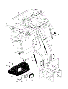 Handles parts for Craftsman Gas Snowblower 917881060 from AppliancePartsPros.com
