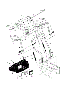 Handles parts for Craftsman Gas Snowblower 917881062 from AppliancePartsPros.com