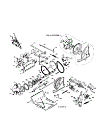 Drive parts for Craftsman Gas Snowblower 917881063 from AppliancePartsPros.com