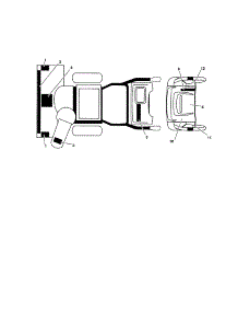 Decals parts for Craftsman Gas Snowblower 917881064 from AppliancePartsPros.com