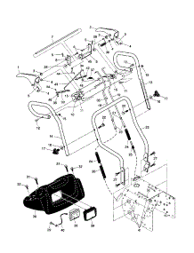 Handles parts for Craftsman Gas Snowblower 917881150 from AppliancePartsPros.com