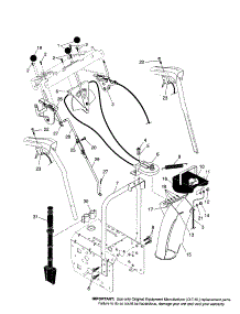 Control Panel / Discharge Chute parts for Craftsman Gas Snowblower 917881151 from AppliancePartsPros.com