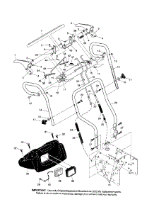 Handles parts for Craftsman Gas Snowblower 917881151 from AppliancePartsPros.com