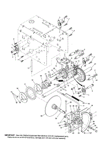Drive parts for Craftsman Gas Snowblower 917881151 from AppliancePartsPros.com