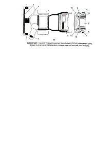 Decals parts for Craftsman Gas Snowblower 917881151 from AppliancePartsPros.com