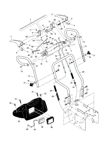 Handles parts for Craftsman Gas Snowblower 917885520 from AppliancePartsPros.com