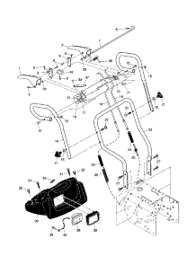 Handles parts for Craftsman Gas Snowblower 917885521 from AppliancePartsPros.com